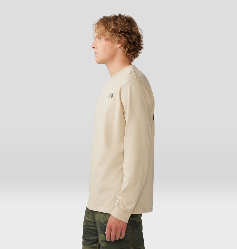 Haut à manches longues Box Logo Homme, Color: Sonoran, image 3