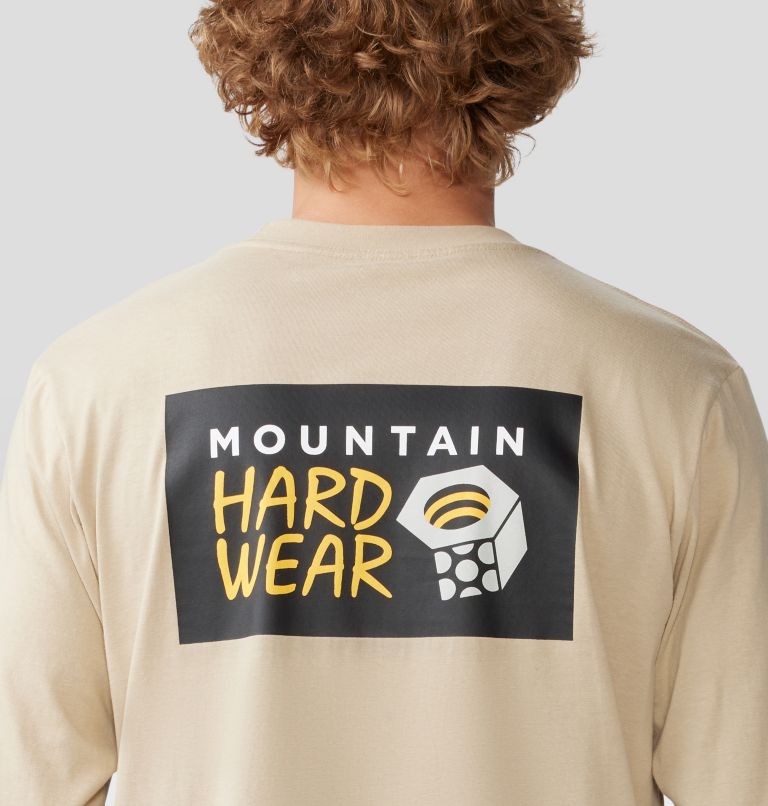 Haut à manches longues Box Logo Homme, Color: Sonoran, image 5