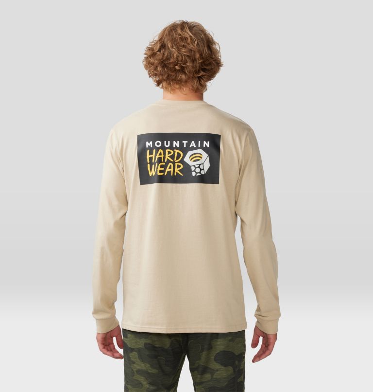 Haut à manches longues Box Logo Homme, Color: Sonoran, image 2
