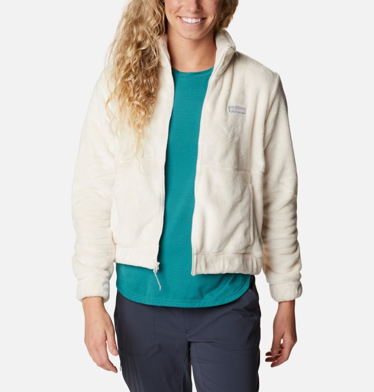 Chaqueta de forro polar sherpa corta Fireside™ para mujer