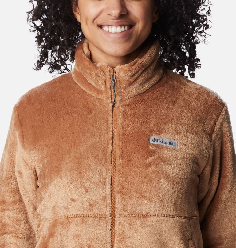 Chaqueta de forro polar sherpa corta Fireside™ para mujer