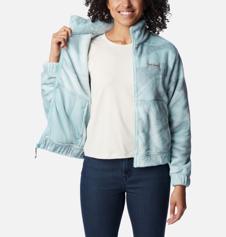 Columbia, Jackets & Coats, Columbia Sportswear Company Womens White  Fleece Full Zip Jacket Size Small