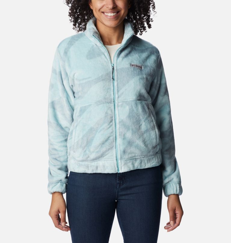  Columbia Youth Girls Benton Springs Fleece, Aqua Haze, Small:  Clothing, Shoes & Jewelry