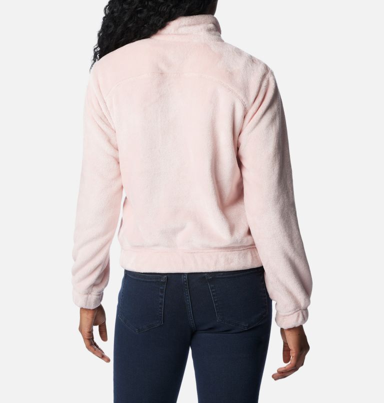 Thumbnail: Women's Fire Side Full Zip Jacket, Color: Dusty Pink, image 2