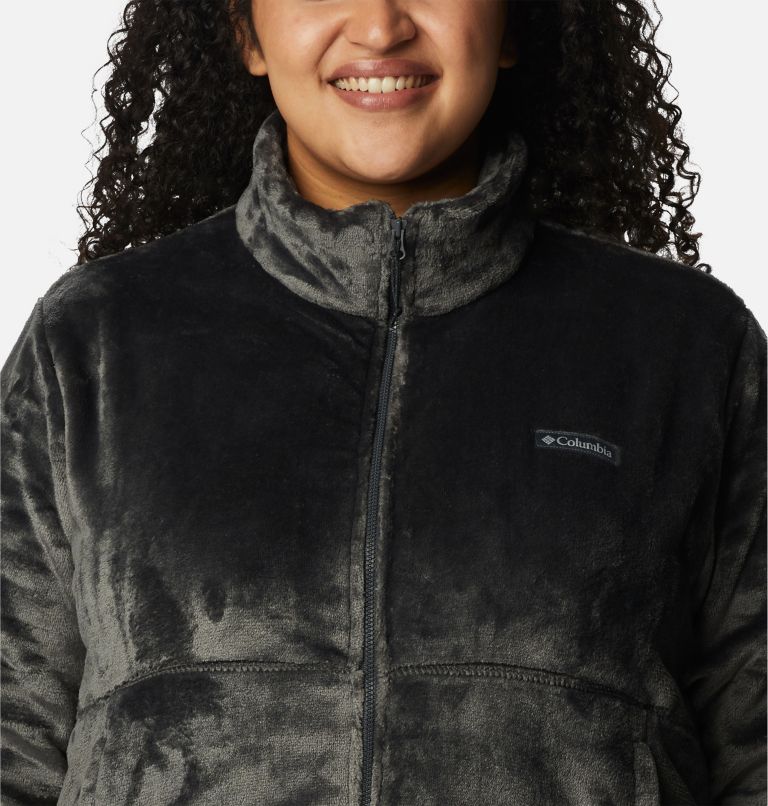 Manteau polaire avec fermeture éclair Fire Side Femme - Grandes tailles, Color: Shark, image 4