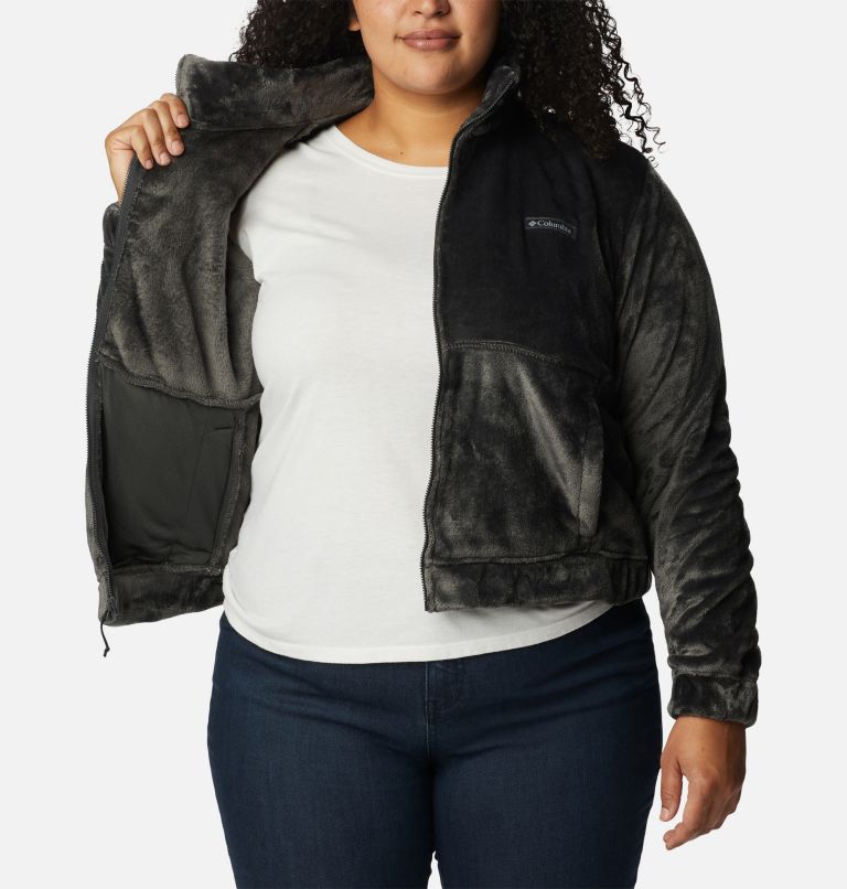 Manteau polaire avec fermeture éclair Fire Side Femme - Grandes tailles, Color: Shark, image 5
