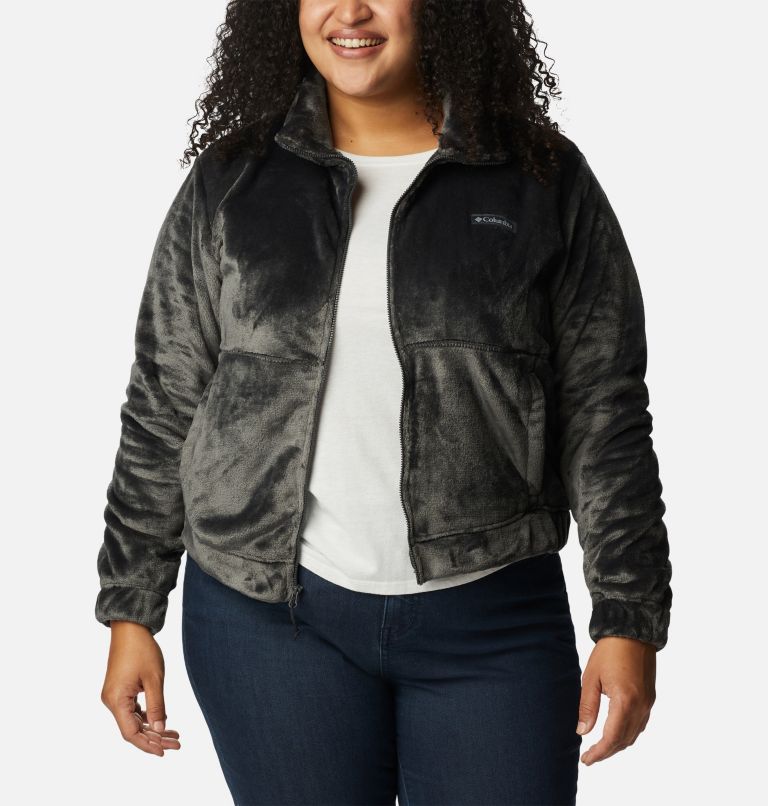 Manteau polaire avec fermeture éclair Fire Side Femme - Grandes tailles, Color: Shark, image 6
