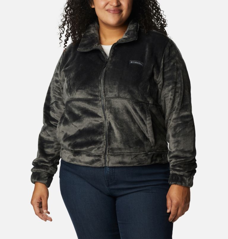 Manteau polaire avec fermeture éclair Fire Side Femme - Grandes tailles, Color: Shark, image 1