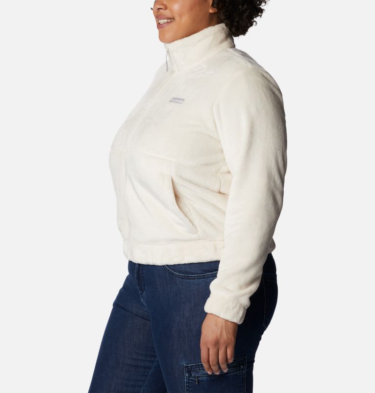 Manteau polaire avec fermeture éclair Fire Side Femme - Grandes tailles, Color: Chalk, image 3
