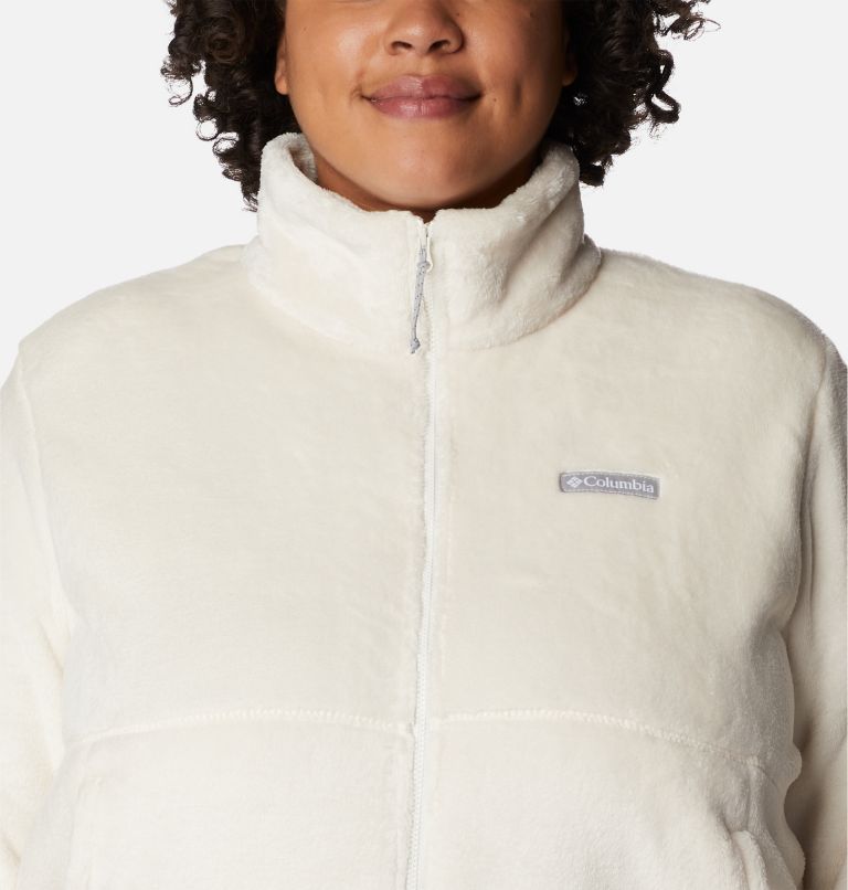 Manteau polaire avec fermeture éclair Fire Side Femme - Grandes tailles, Color: Chalk, image 4