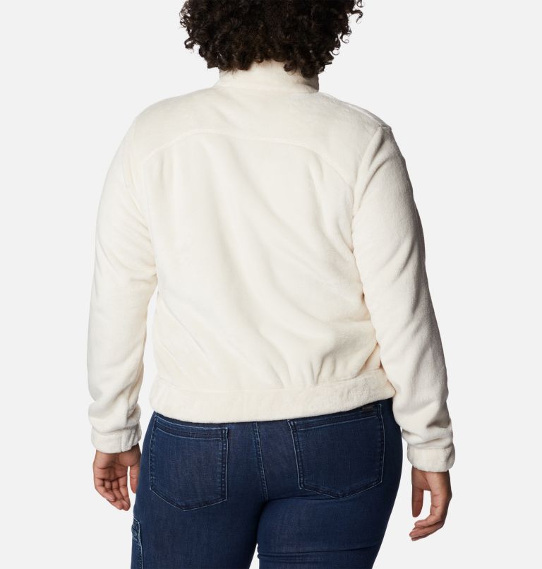 Thumbnail: Women's Fireside Full Zip Jacket - Plus Size, Color: Chalk, image 2