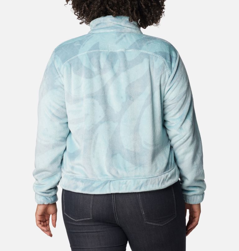 Fireside FZ Jacket | 321 | 1X, Color: Aqua Haze Snowdrifts Tonal, image 2