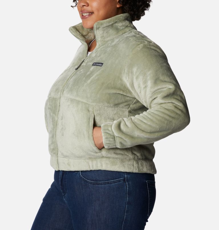 Thumbnail: Women's Fireside Full Zip Jacket - Plus Size, Color: Safari, image 3
