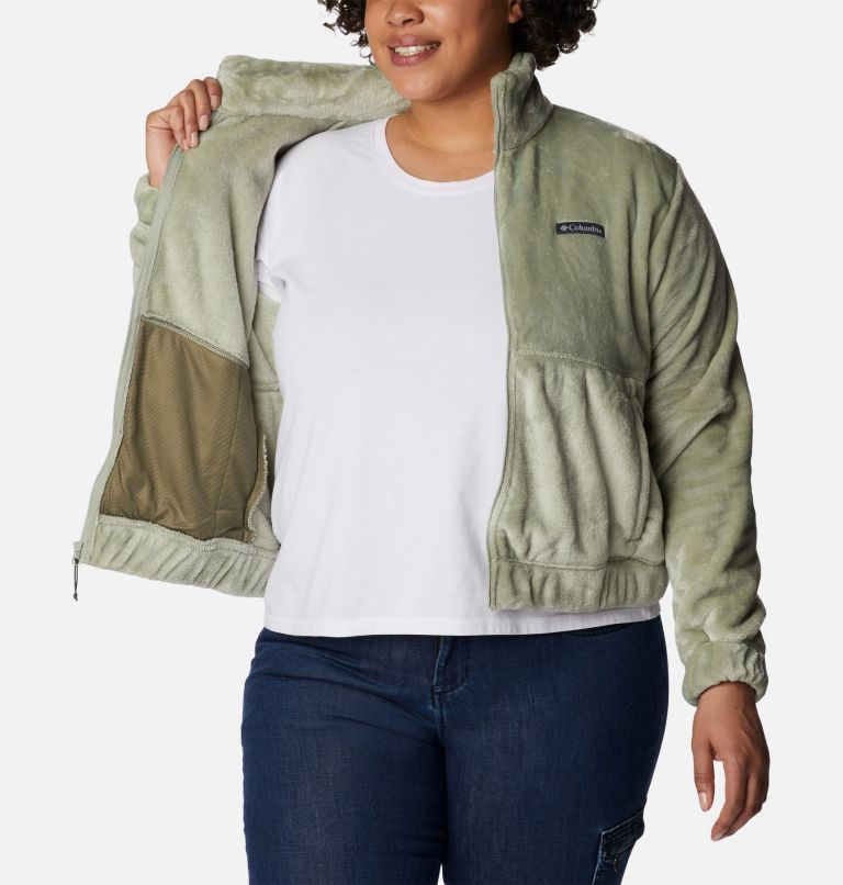 Women's Fire Side Full Zip Jacket - Plus Size, Color: Safari, image 5
