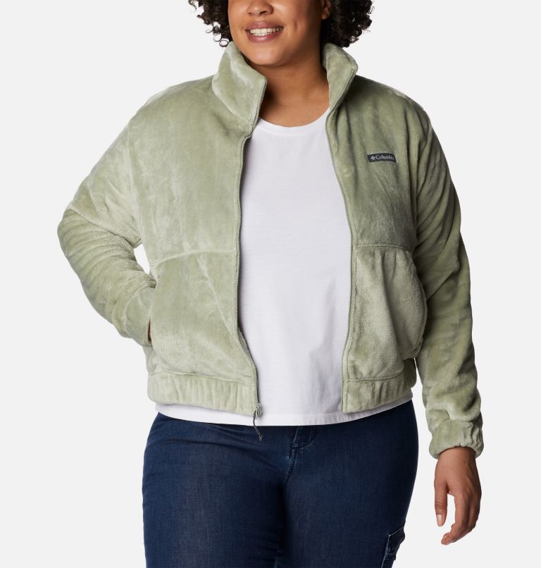 Women's Fire Side Full Zip Jacket - Plus Size, Color: Safari, image 6