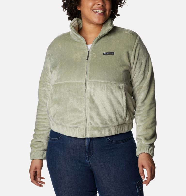 Women's Fire Side Full Zip Jacket - Plus Size, Color: Safari, image 1