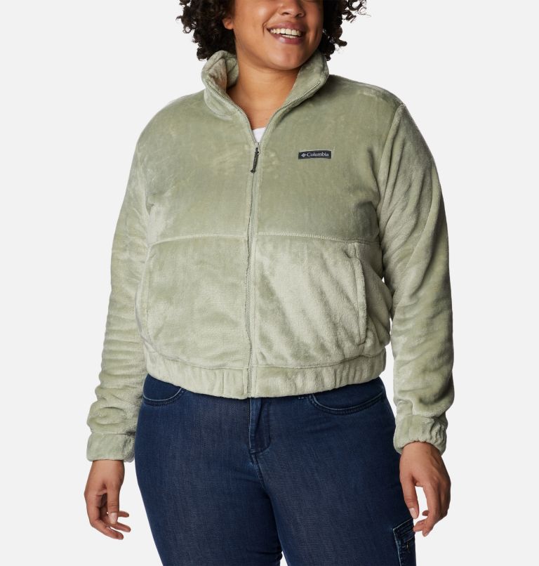 Thumbnail: Women's Fireside Full Zip Jacket - Plus Size, Color: Safari, image 1