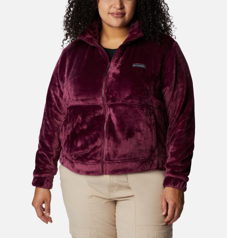 Women's Fire Side Full Zip Jacket - Plus Size, Color: Marionberry, image 1