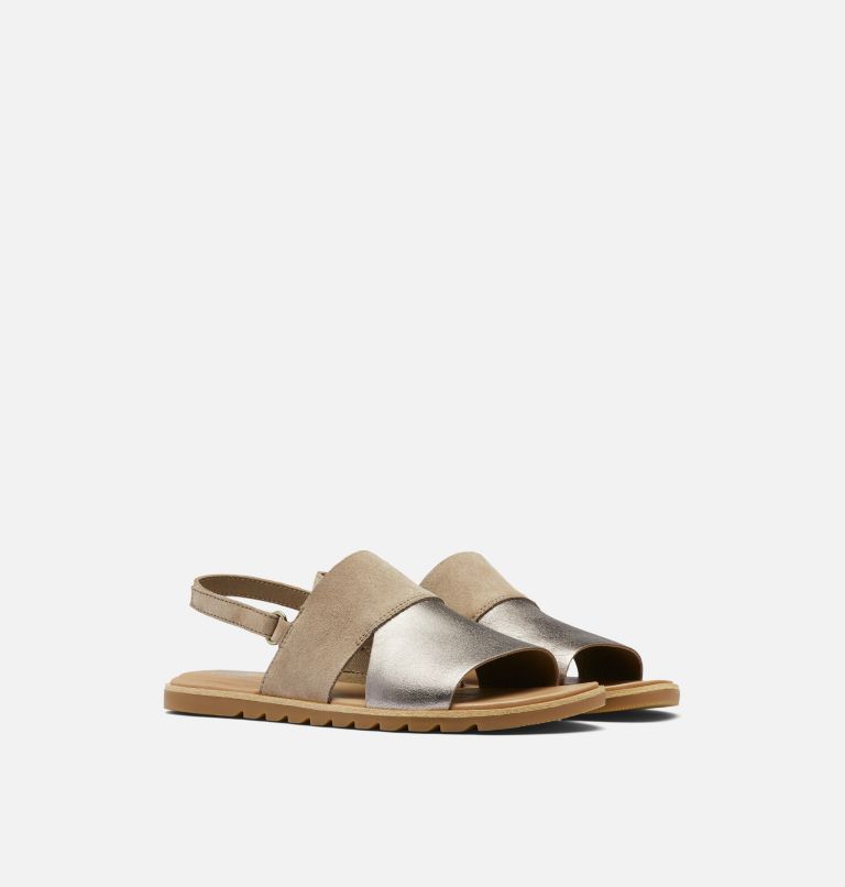 Brown discount slingback sandals