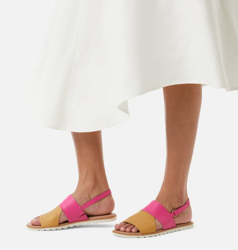 Thumbnail: Women's Ella II Slingback Sandal, Color: Pilsner, Fuchsia Fizz, image 7