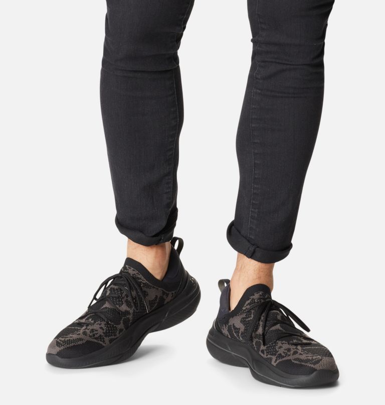 Thumbnail: Men's Explorer Blitz Stride Lace Sneaker, Color: Black, Black, image 9