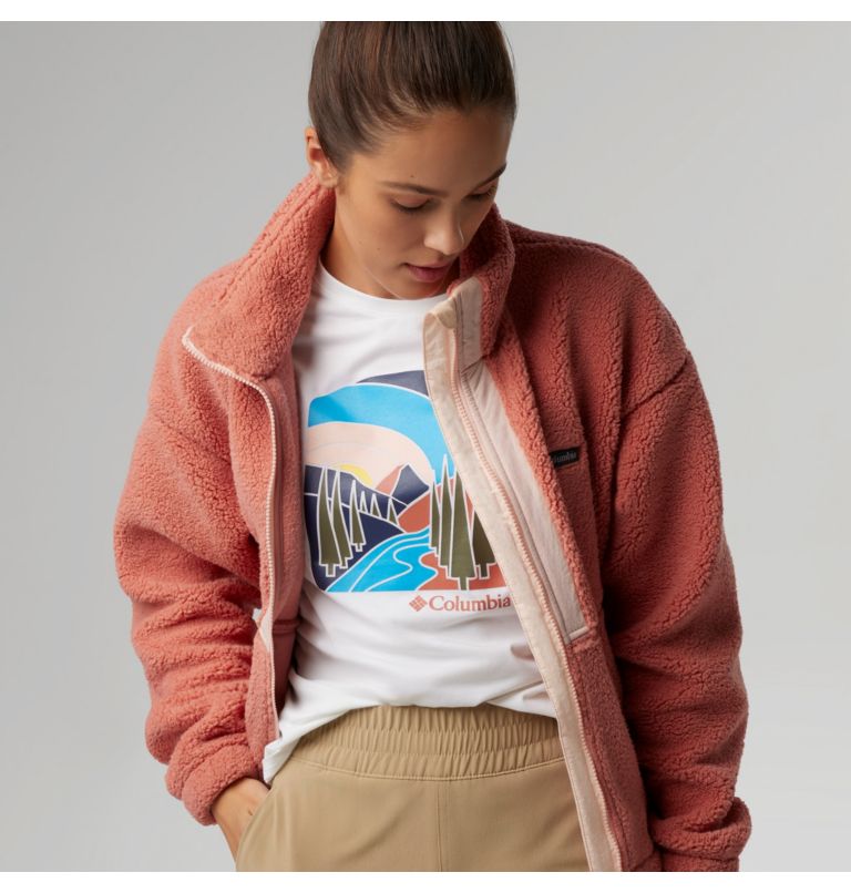 T-shirt imprimé Sun Trek II Femme, Color: White, Suntrek Hills, image 6