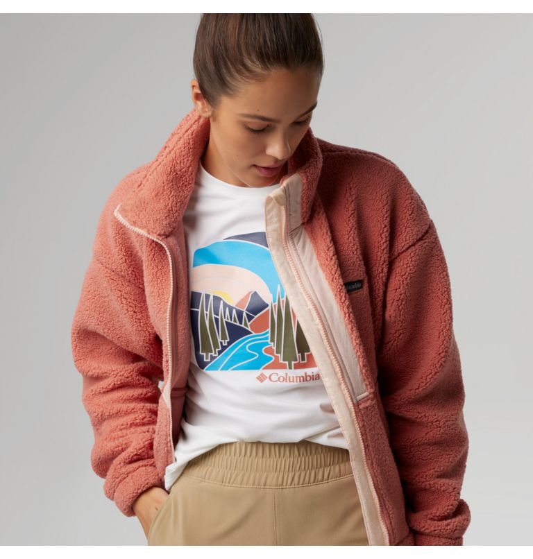 Women's Sun Trek Graphic T-Shirt II, Color: White, Suntrek Hills, image 6