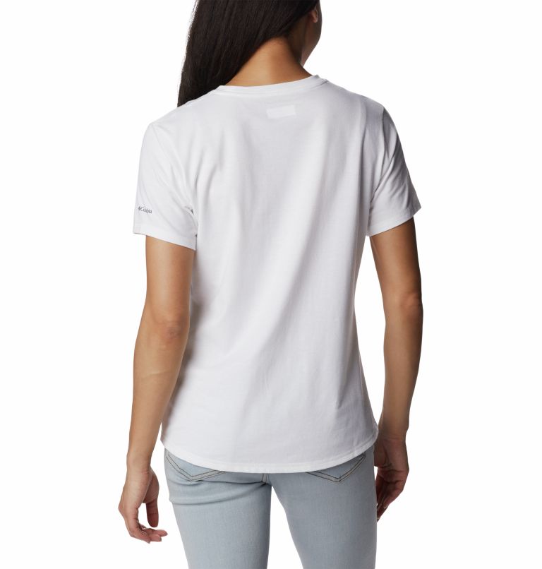 Women’s Sun Trek II Technical Graphic T-Shirt, Color: White, Be Outdoors, image 2