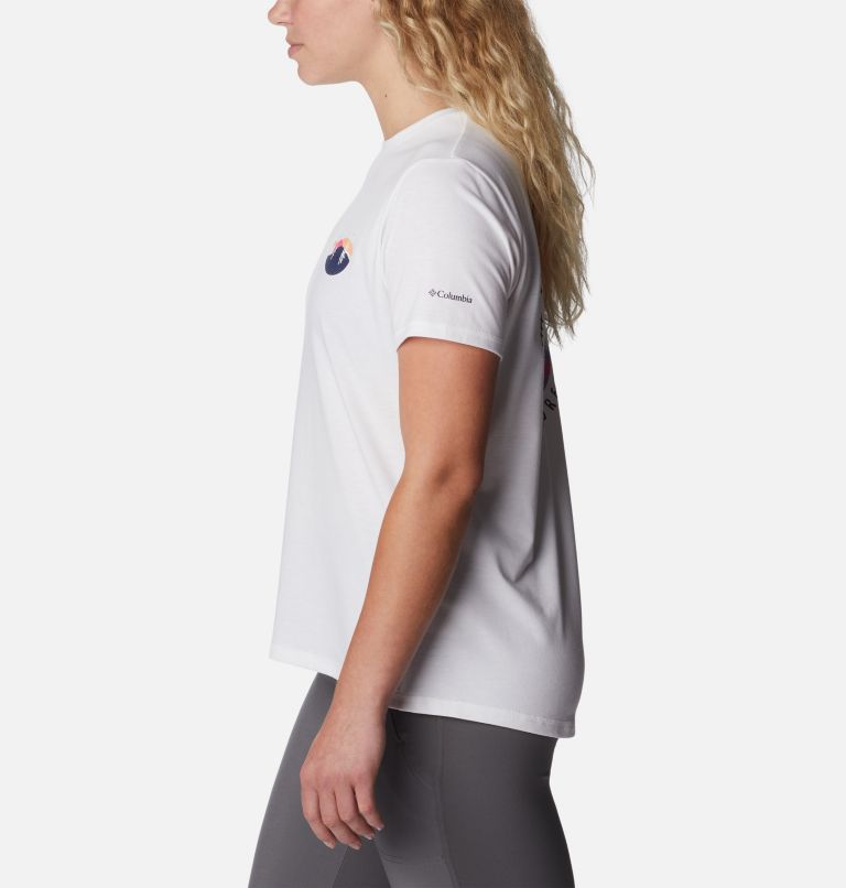 Sun Trek Graphic Tee II | 104 | XS, Color: White, Night Sky Graphic, image 3