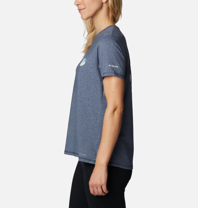 Women's Sun Trek Graphic Tee II - Plus Size, Color: Nocturnal, Night Sky Graphic, image 3