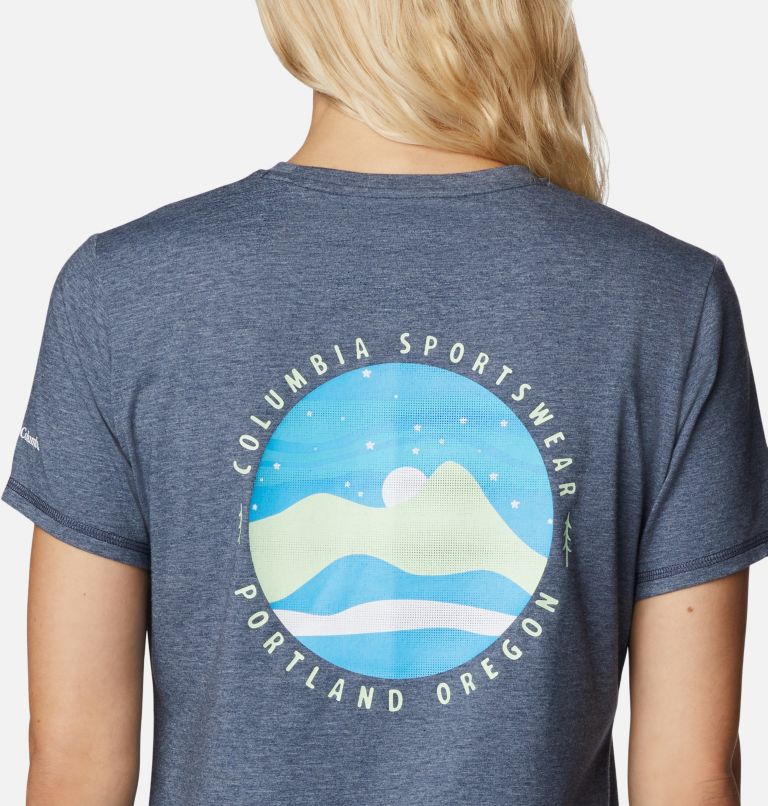 Women's Sun Trek Graphic Tee II - Plus Size, Color: Nocturnal, Night Sky Graphic, image 5