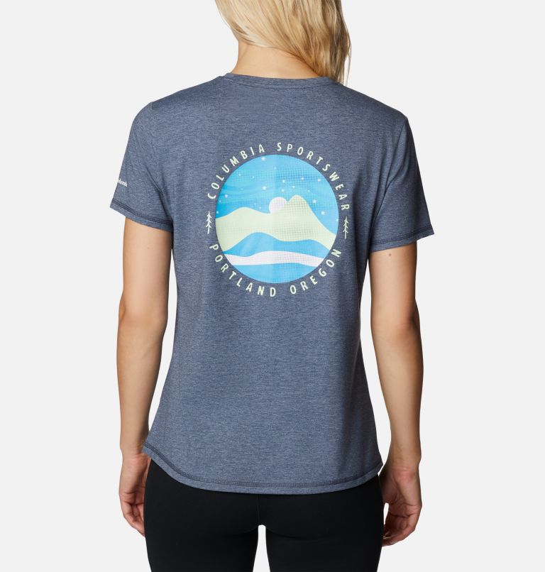 Women's Sun Trek Graphic Tee II - Plus Size, Color: Nocturnal, Night Sky Graphic, image 2