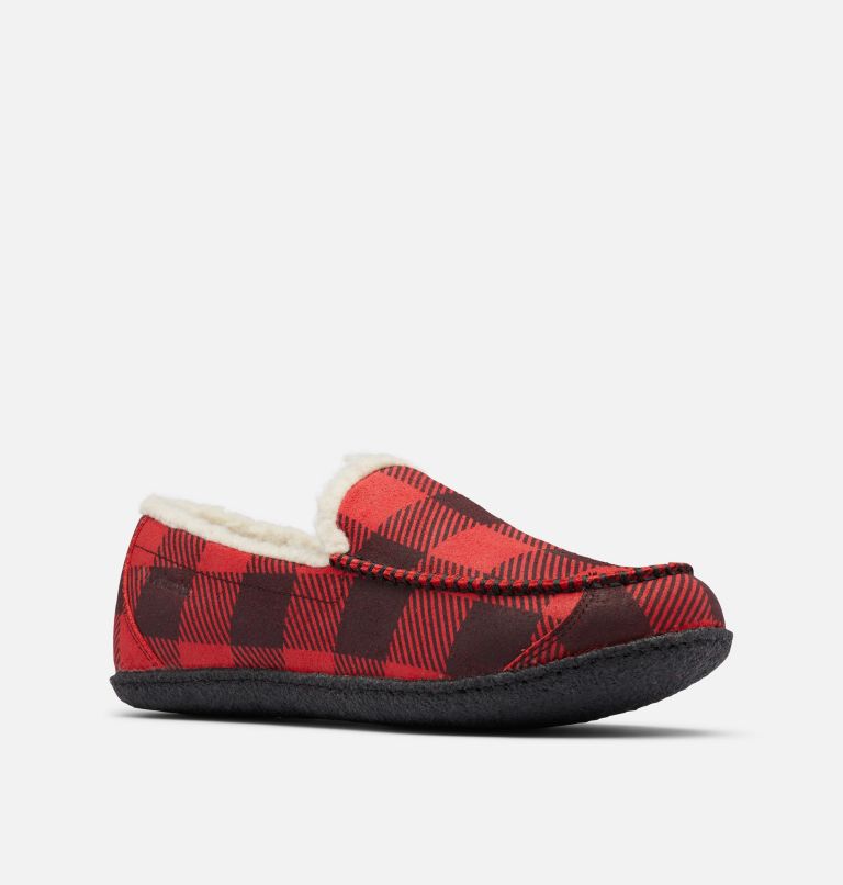Men's Fairhaven Slipper, Color: Mountain Red, Black, image 2