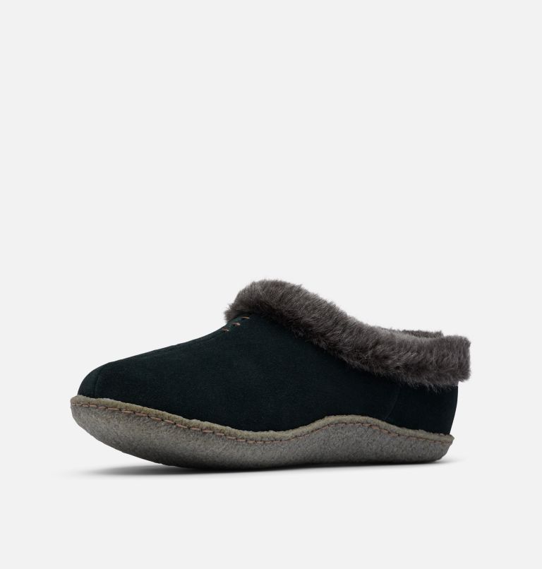 Women's Fairhaven Slipper, Color: Black, Monument, image 6