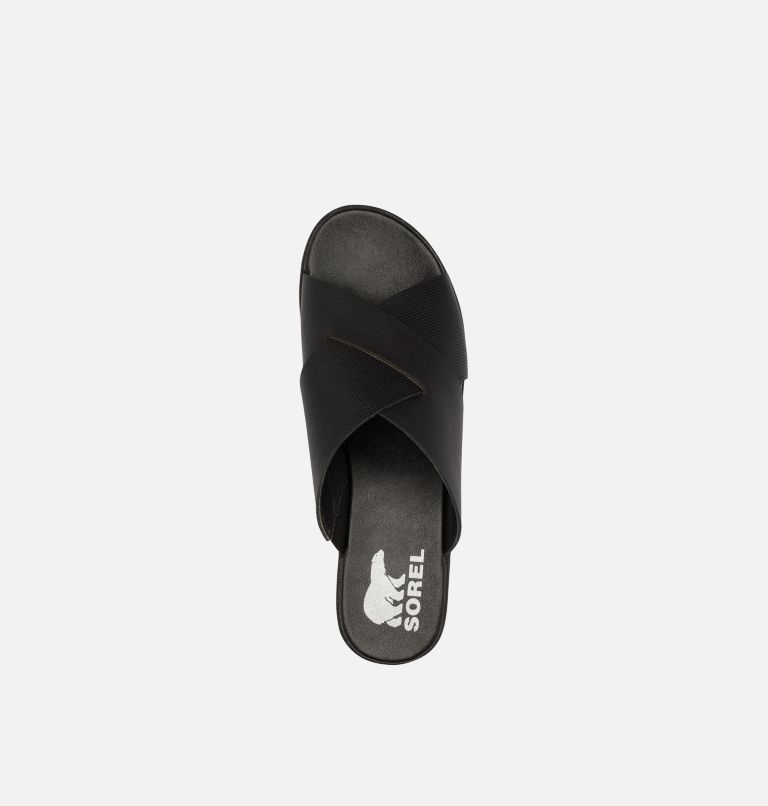 Thumbnail: Women's Cameron Flatform Mule Wedge Sandal, Color: Black, Sea Salt, image 5