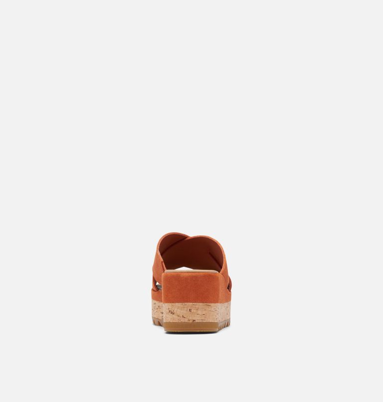 Sandale-tong plate compensée Cameron pour les femmes, Color: Desert Sun, Gum 17
