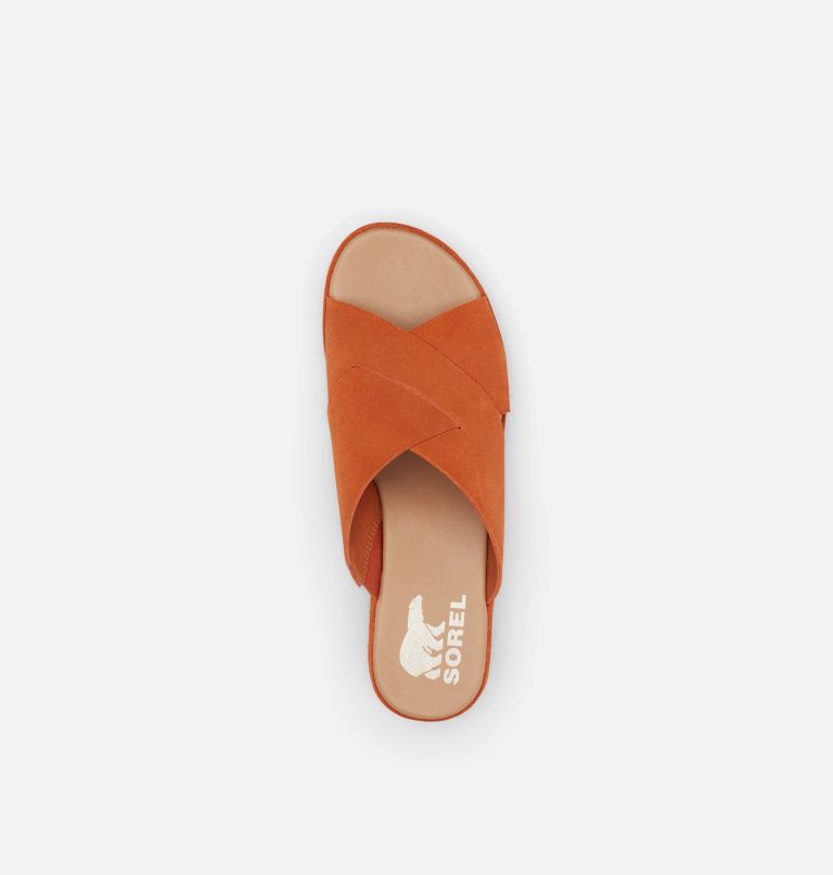 Sandale-tong plate compensée Cameron pour femme, Color: Desert Sun, Gum 17, image 5