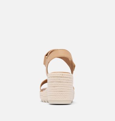 CAMERON Women's Wedge Sandal, Color: Honest Beige, Chalk, image 11