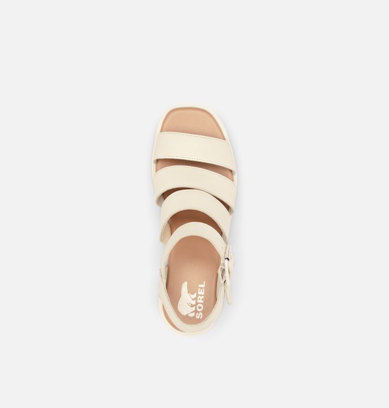 Women's Joanie III Ankle Strap Wedge Sandal, Color: Chalk, Gum 17, image 5