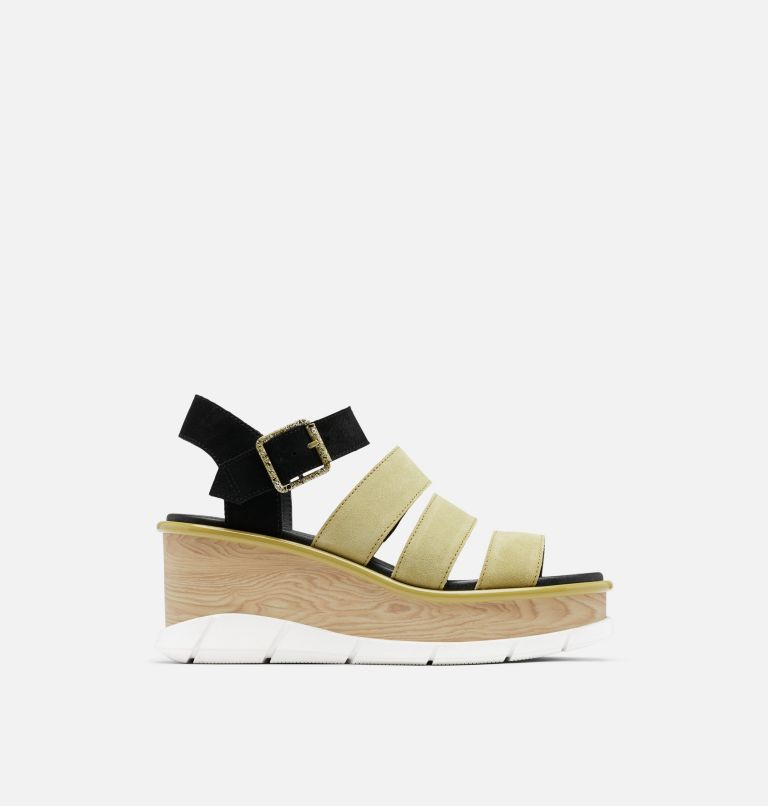 Thumbnail: JOANIE III ANKLE STRAP | 358 | 9.5, Color: Olive Shade, White, image 1