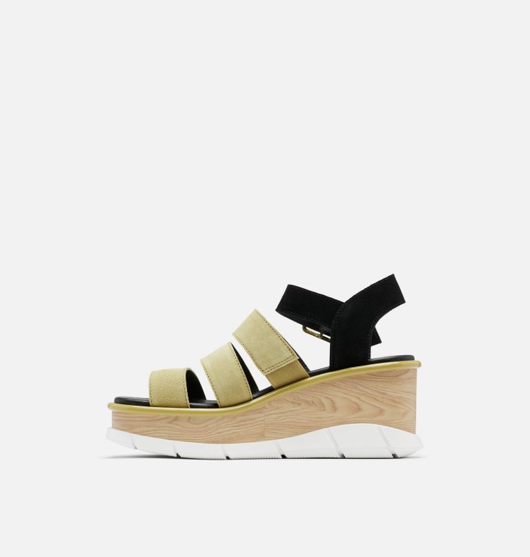 JOANIE III ANKLE STRAP | 358 | 5.5, Color: Olive Shade, White, image 4