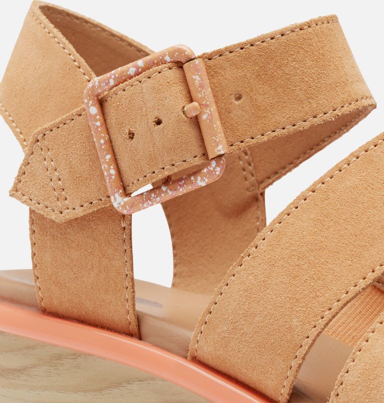 JOANIE III ANKLE STRAP | 877 | 7, Color: Faded Spark, White, image 7