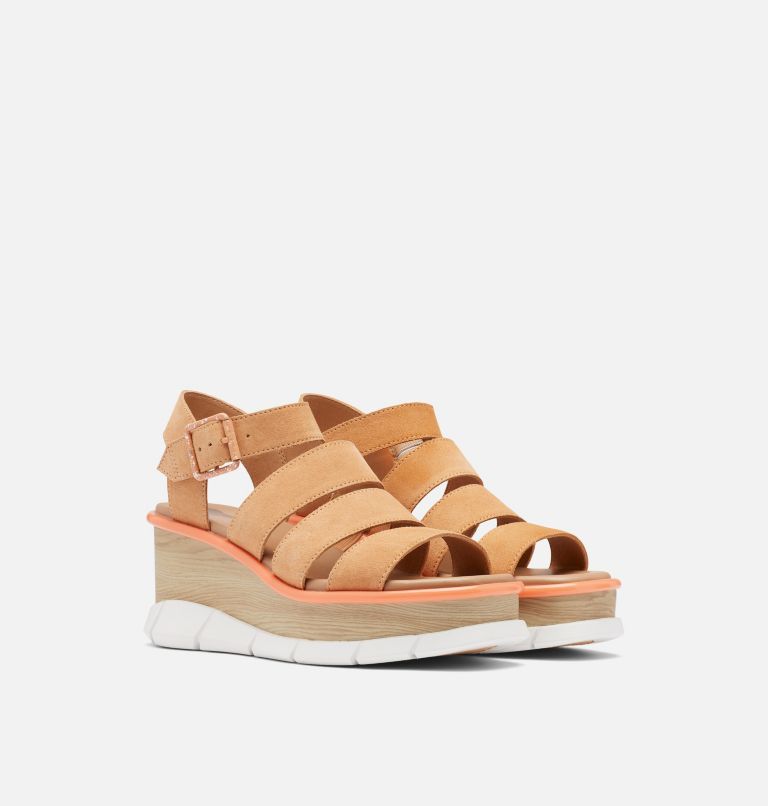 JOANIE III ANKLE STRAP | 877 | 7, Color: Faded Spark, White, image 2