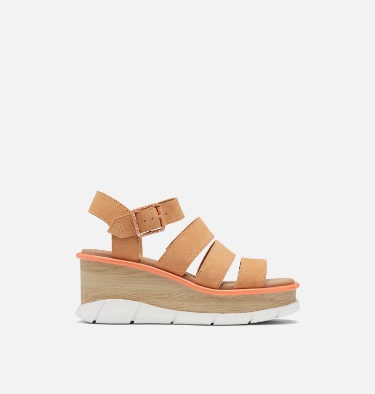 Thumbnail: JOANIE III ANKLE STRAP | 877 | 6.5, Color: Faded Spark, White, image 1