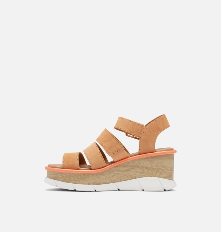 JOANIE III ANKLE STRAP | 877 | 7, Color: Faded Spark, White, image 4