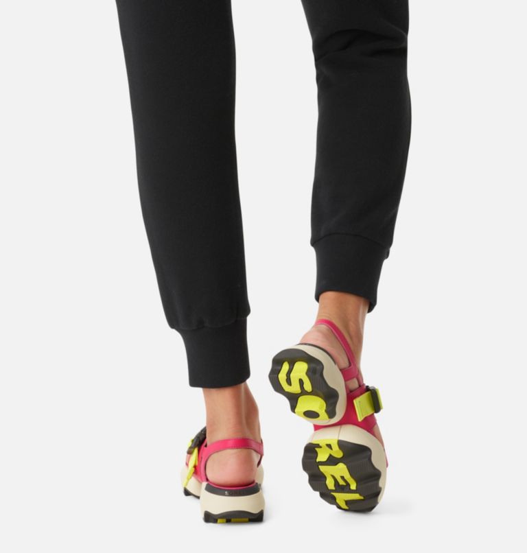 Women's Kinetic Impact Sling Sandal, Color: Cactus Pink, Jet, image 8
