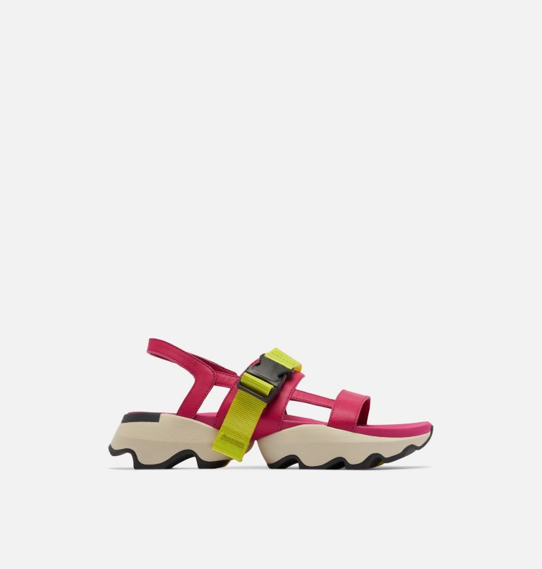 Women's Kinetic Impact Sling Sandal, Color: Cactus Pink, Jet, image 1