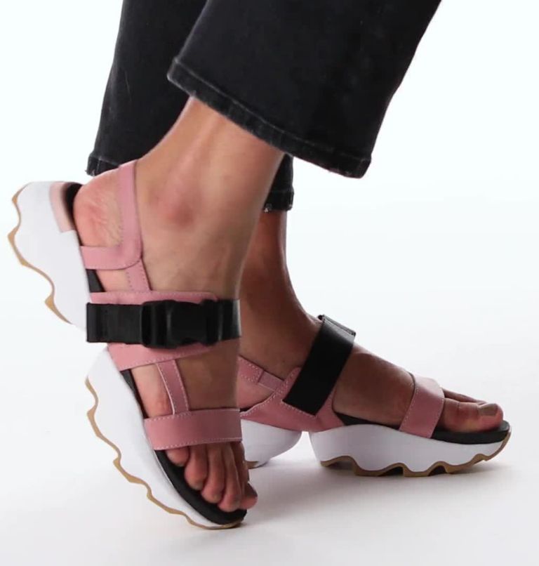 Women's Kinetic Impact Sling Sandal, Color: Eraser Pink, White