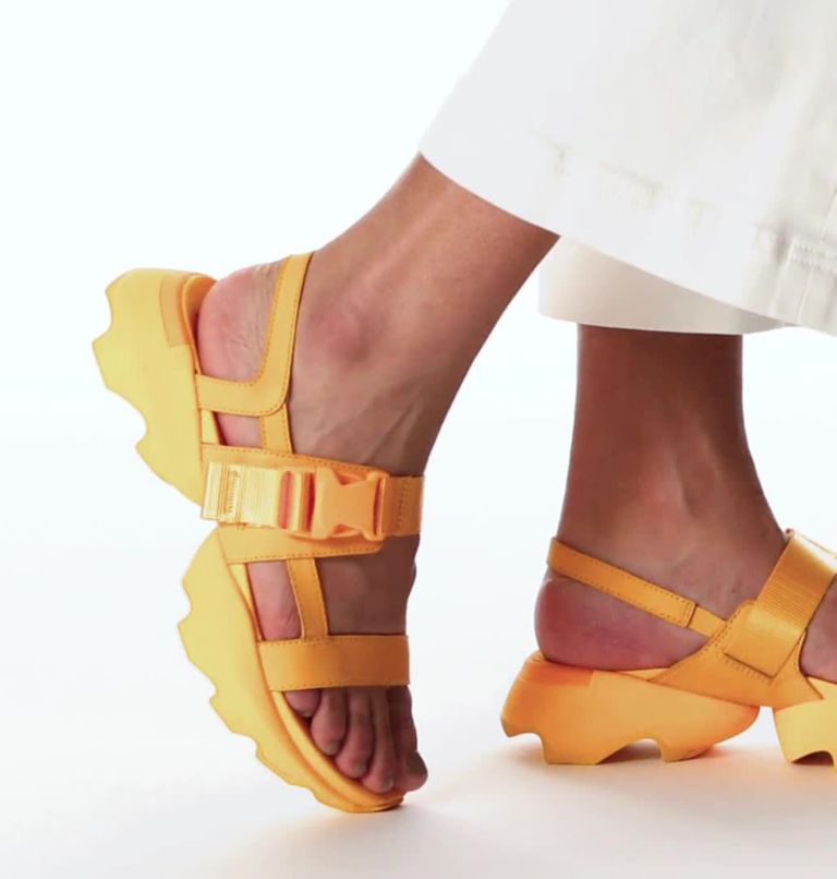 Women's Kinetic Impact Sling Sandal, Color: Electric Mango, Electric Mango