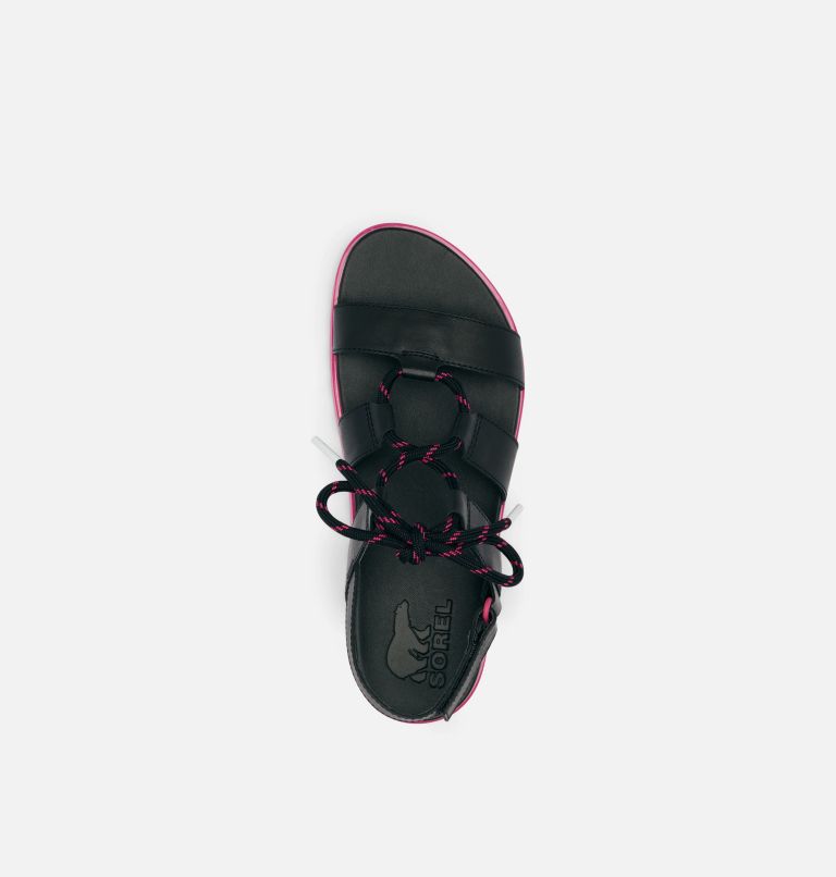 Sandale à lacets Roaming pour les femmes, Color: Black, Punch Pink, image 5